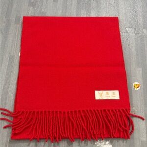 Kind Deer women’s red cashmere Scarf